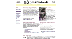 Desktop Screenshot of jolifanto.de