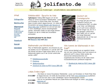 Tablet Screenshot of jolifanto.de